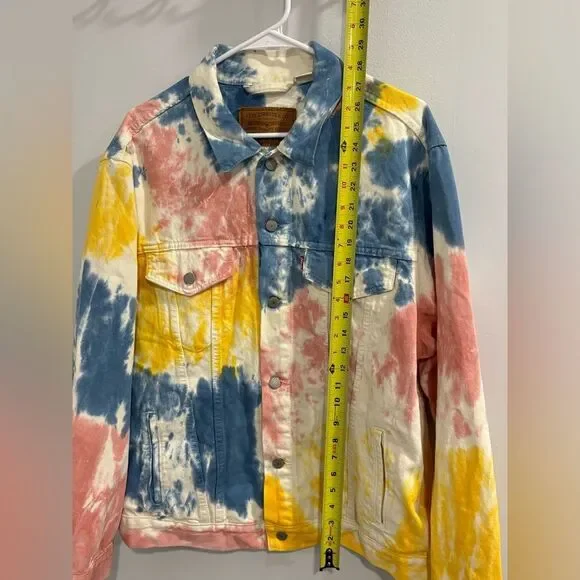 Levi's Vibrant Tie-Dye Denim Jacket - Picture 12 of 14